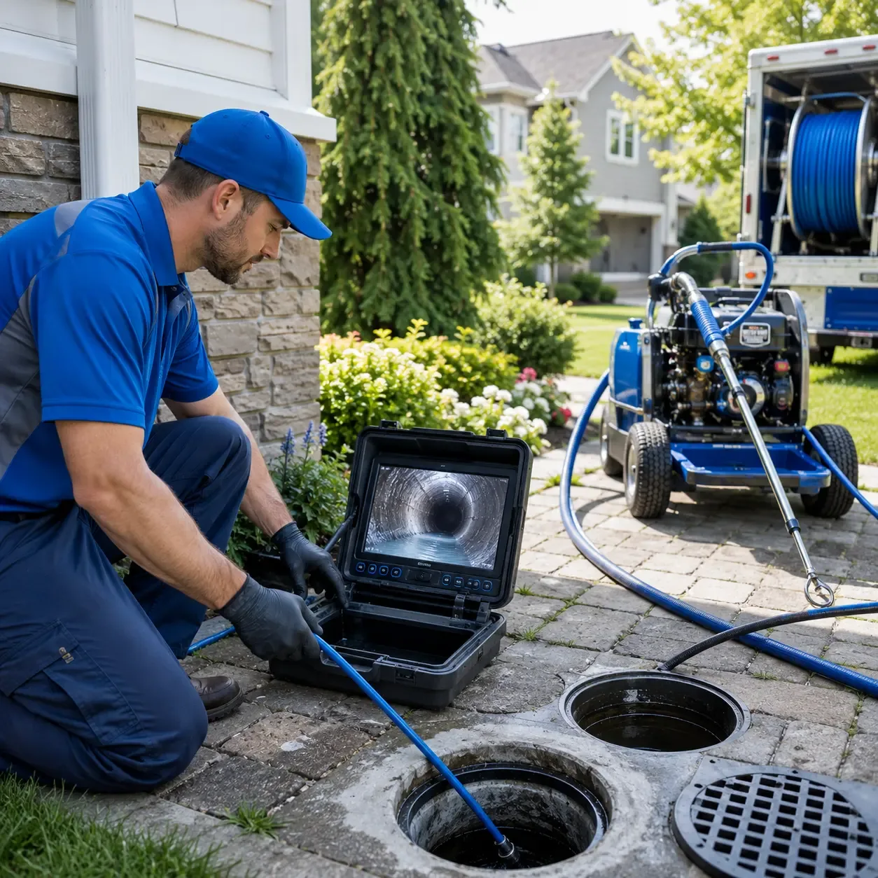 Outdoor drain cleaning professionals serving Haverford, PA